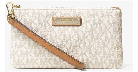 michael kors signature jet set medium wristlet|Michael Kors handbags medium jetset.